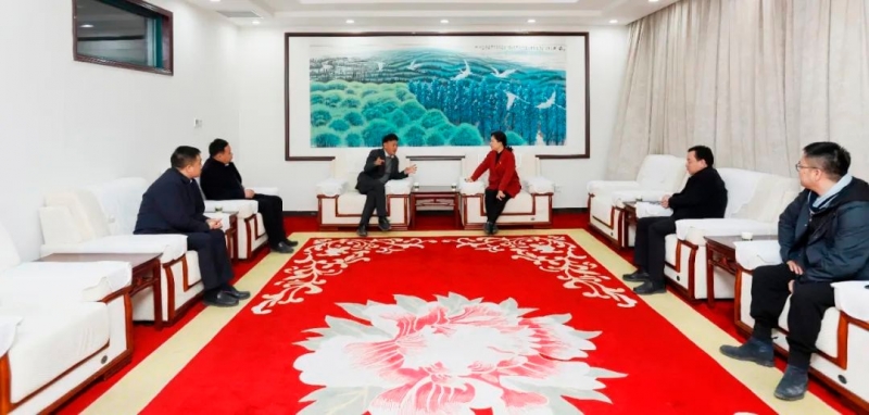 發(fā)揮產(chǎn)業(yè)優(yōu)勢(shì) 助力鄉(xiāng)村振興 | 民權(quán)縣委副書記、縣長(zhǎng)王靜嫻會(huì)見關(guān)曉彥董事長(zhǎng)一行